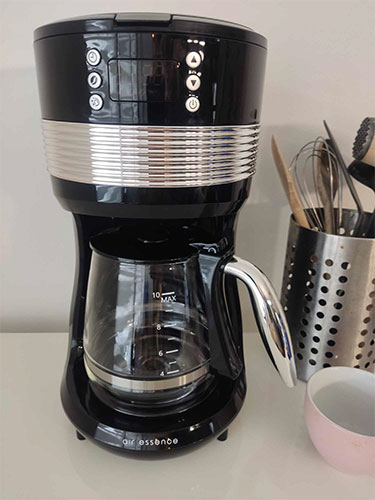 Filterkaffemaschinen Air Essence Aroma Overflow, schwarz photo review