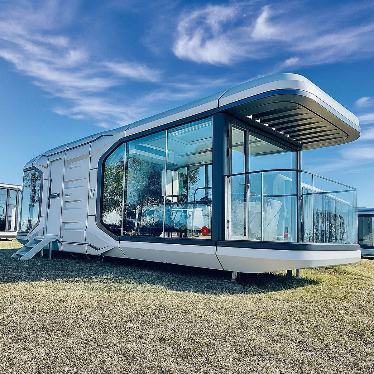 Das klimatisierte mobile Modulhaus Air Essence™ Nest N2, eine Wohnkapsel mit zwei Betten und einem Badezimmer auf einer Fläche von 38 m² – Bild 9