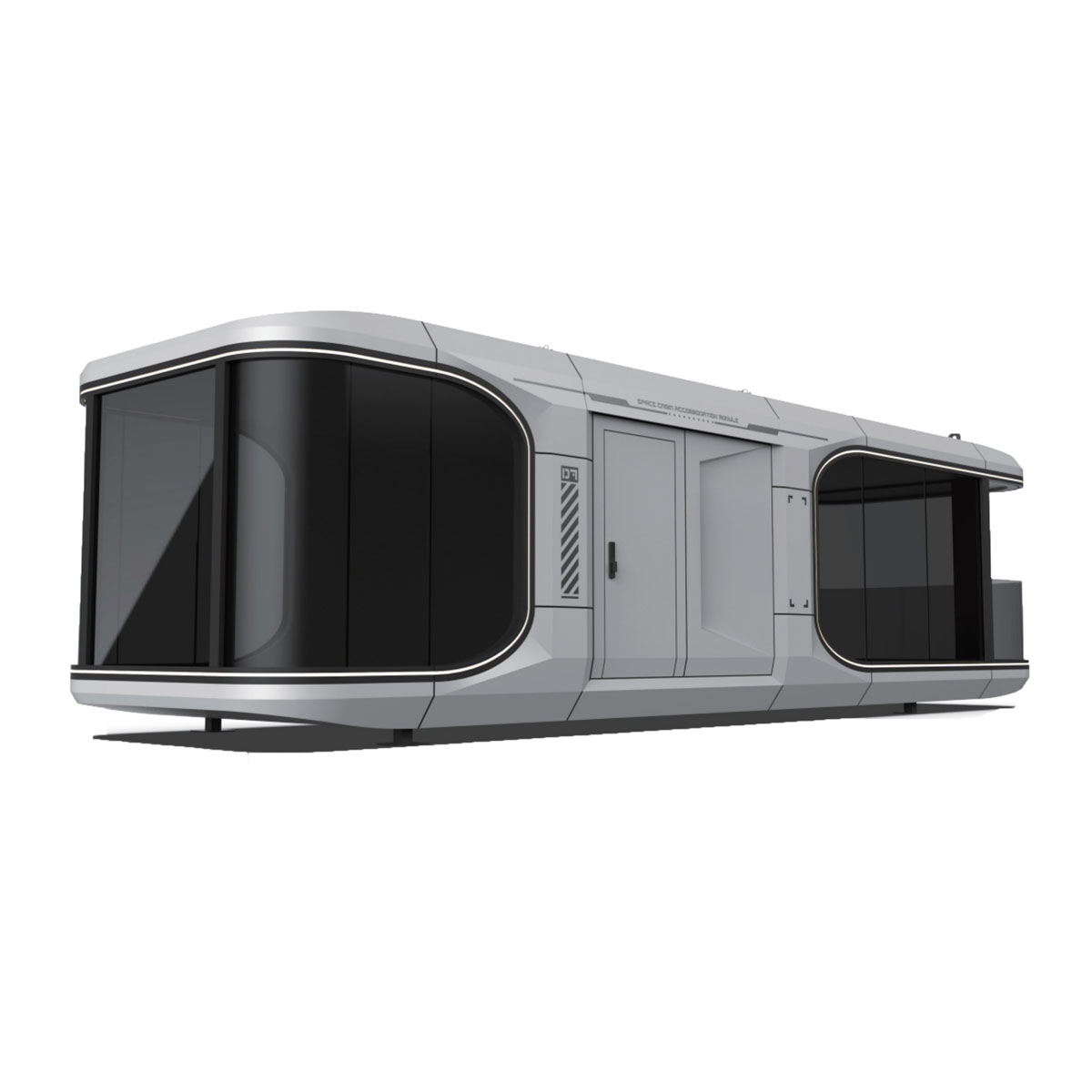Das klimatisierte mobile Modulhaus Air Essence™ Nest N2, eine Wohnkapsel mit zwei Betten und einem Badezimmer auf einer Fläche von 38 m² – Bild 2