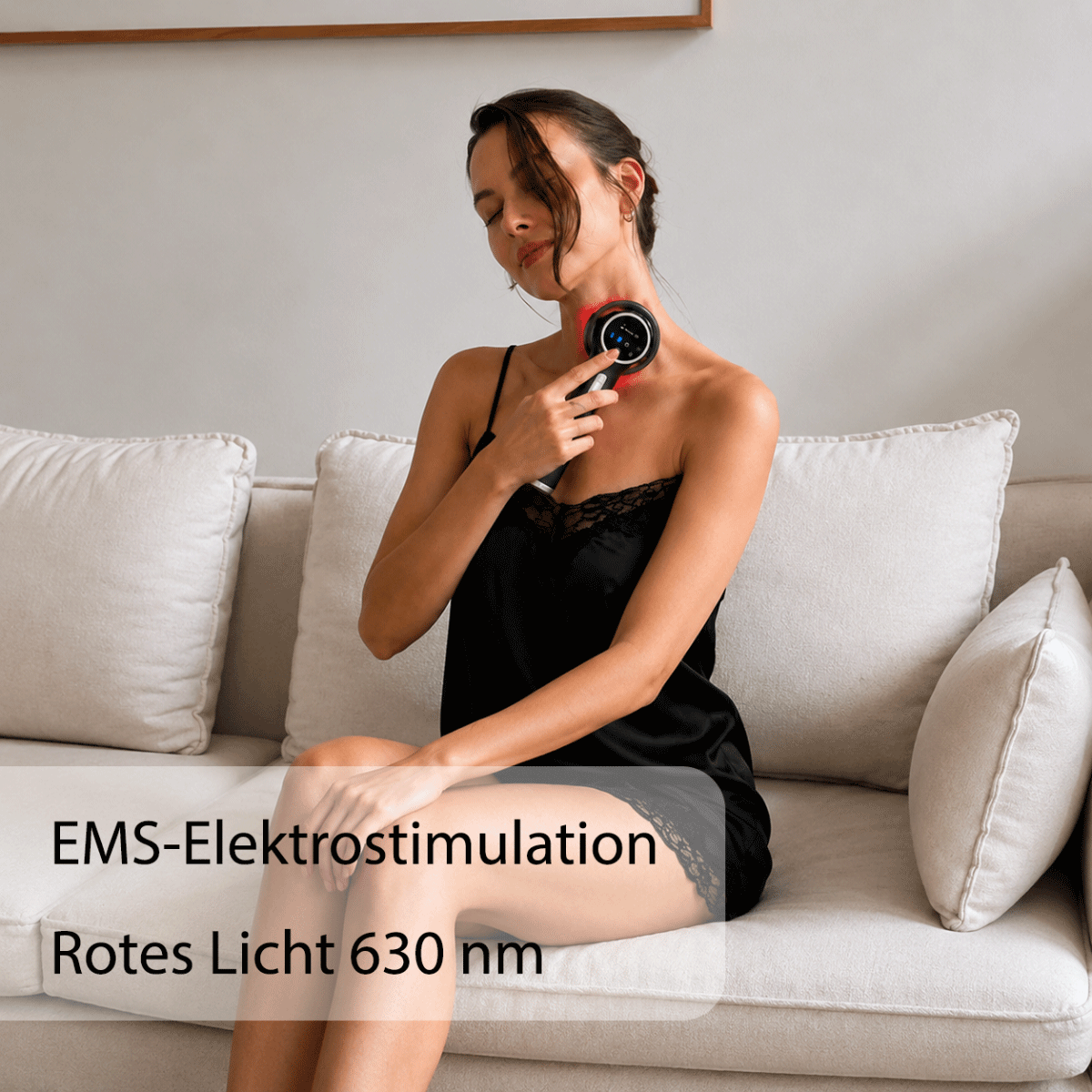Vonmie 4-in-1 Anti-Cellulite-Massagegerät zur Figurformung (Radiofrequenz, Elektrostimulation, Ultraschall, Rotlicht) – Bild 4