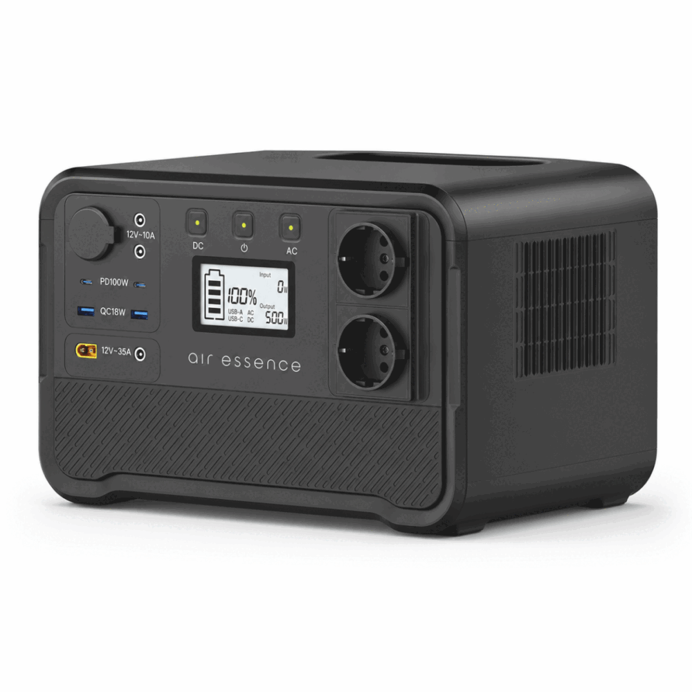 Tragbare Powerstation Air Essence™ EcoCharge P1200 – Energiespeicher 1,0 kWh, 1200 W