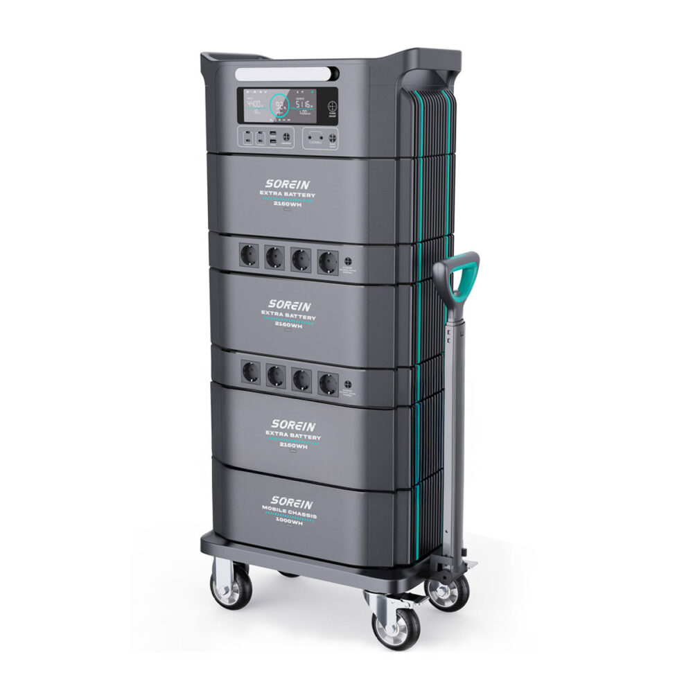 Tragbare modulare Powerstation Air Essence™ Sorein A10 EcoCharge Stromgenerator 9,67 kWh Energiespeicher