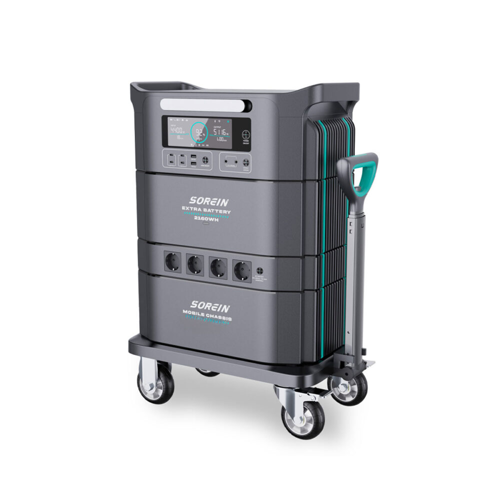 Tragbare modulare Powerstation Air Essence™ Sorein A5 EcoCharge 5,35 kWh